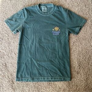 Nature Backs Haunted Trails Short Sleeve T-Shirt in Spruce, Size Small